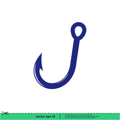 fishing icon vector illustration simple design element