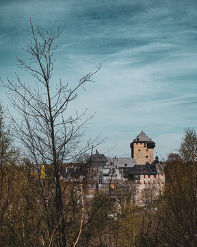 Schloss Burg bei Solingen im Fr&uuml;hling