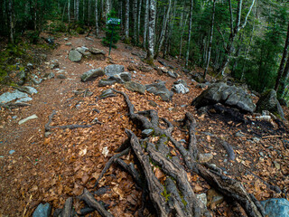 walk through the national park of ordesa and lost mountain