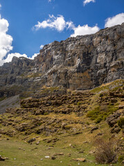circus soaso, located in the national park of ordesa and lost mountain where the ponytail is located