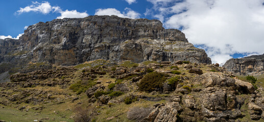 circus soaso, located in the national park of ordesa and lost mountain where the ponytail is located