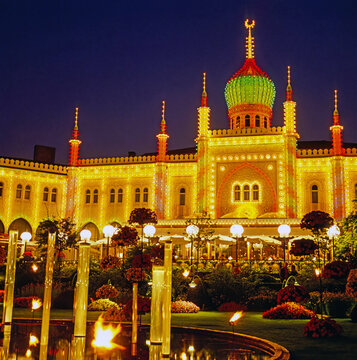 Tivoli Gardens In Copenhagen