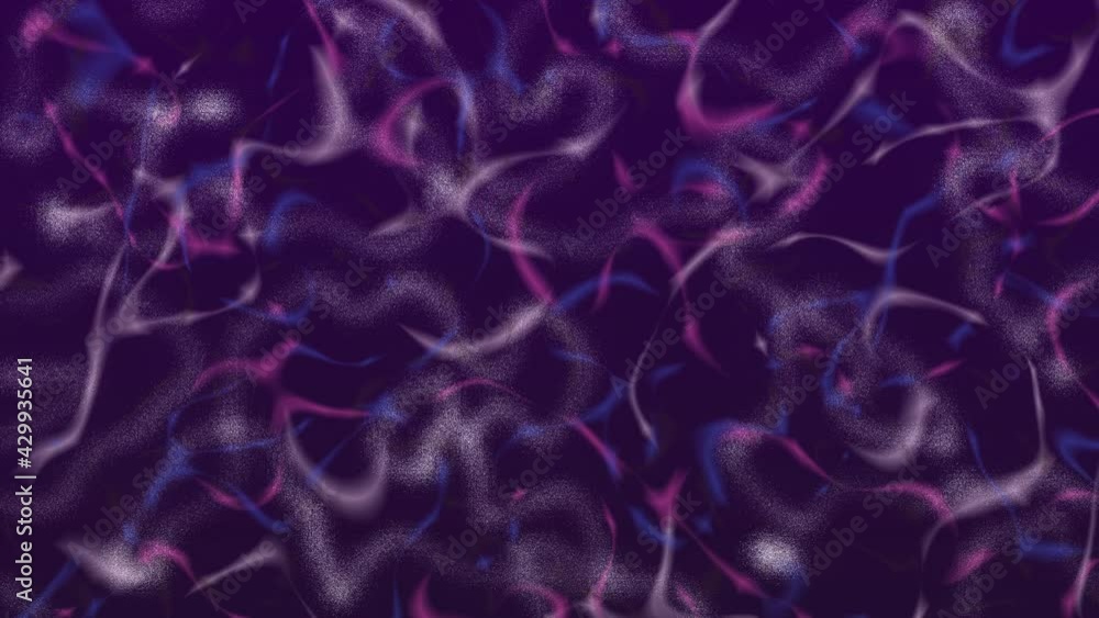 Aufkleber multicolor waving lines in abstract pattern on a violet background. simple seamless looped motion gr