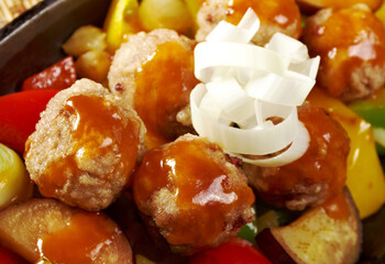 Braised Pork Ball in Brown Sauce