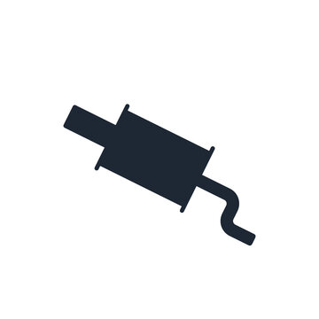 recommend clip art: muffler icon vector illustration logo template