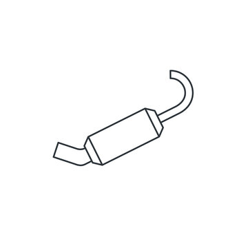 recommend clip art: muffler icon vector illustration logo template