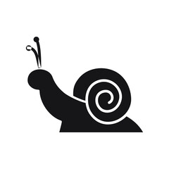 snail icon vector illustration simple design element