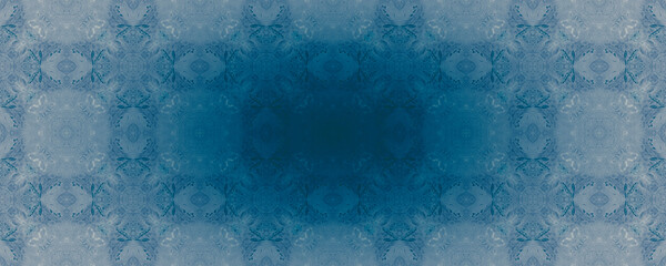 White and Blue Seamless Decor. White and Blue