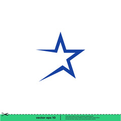 Obraz premium star icon vector illustration logo template simple design element