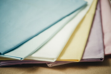 tissue samples on the table close-up