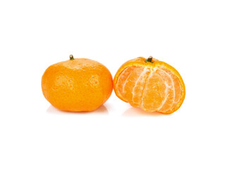 kumquat isolated on white background.
