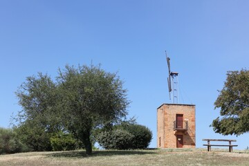 Old telegraph of Chappe in Marcy sur Anse, Beaujolais, France