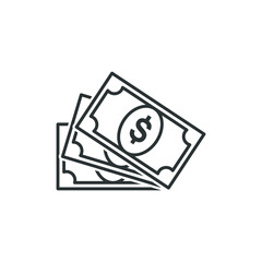 money icon vector illustration logo template