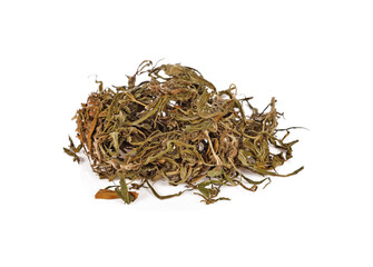  Dried Marijuana on White Background