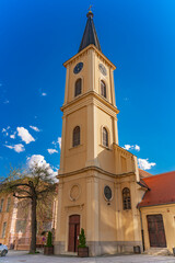Fototapeta na wymiar St. Carlo Borromeo church in Pancevo, Serbia