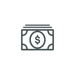 money icon vector illustration logo template