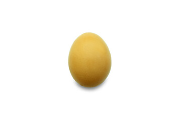 golden egg isolated on white