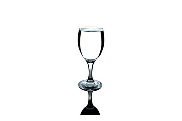 empty champagne glass