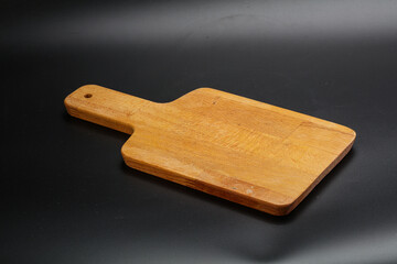 Wooden board for kitchen isolated