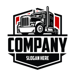 18 Wheeler Truck Logo. Trucking Company Logo Design