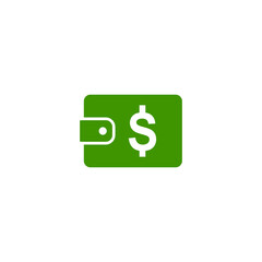 wallet icon vector illustration simple design element