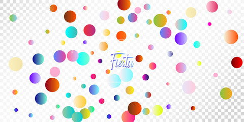 Carnival Confetti Explosion Vector Background. Falling Color Tinsel, Fiesta Celebration Design.