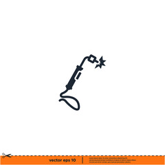 Naklejka premium welding icon vector illustration logo template simple design element