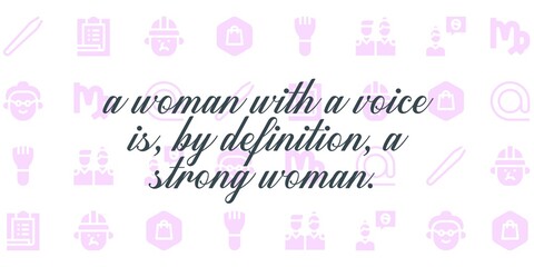 Fototapeta na wymiar Happy women day quote. Editable vector illustration.