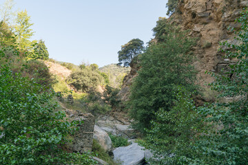 mountainous landscape in Sierra Nevada