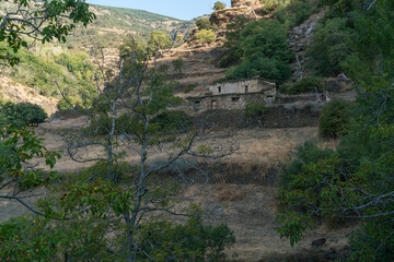 mountainous landscape in Sierra Nevada