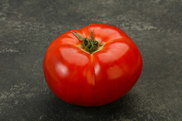 Ripe big juicy red tomato