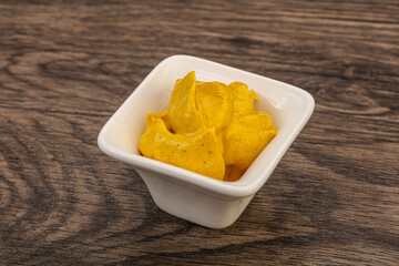 Asian Curry sauce in the bowl