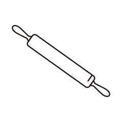 rolling pin icon vector illustration sign