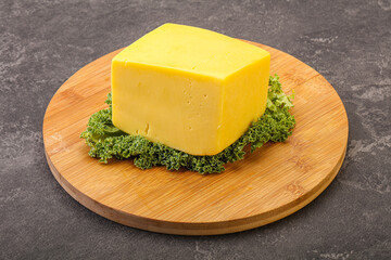 Yellow tilsiter cheese dairy product