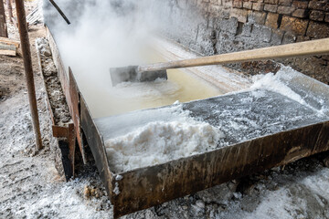 Drohobych salt plant in the existence from 1250 is the oldest working salt plant in Drohobych, Lviv...