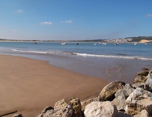 Atlantic Coastline in Sao Martinho do Porto, Centro - Portugal 