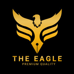 Creative Egale Logo Design Template For Business