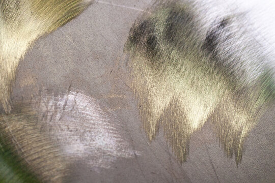 Spuren nach der Metallbearbeitung