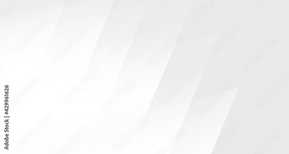 Poster Abstract white diagonal stripes background. Minimal banner design template with text space and page layout design other.