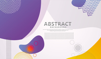 Dynamic style banner design with fluid color gradient elements