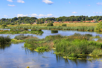 Outskirts of Randers town (Gudeå)in Denmark,scandinavia,Europe