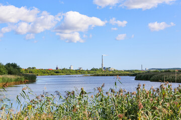 Outskirts of Randers town in Denmark
