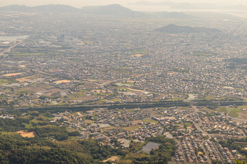 ２０２０年６月の山口県防府市の街並み