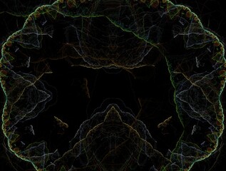 Imaginatory fractal background generated Image