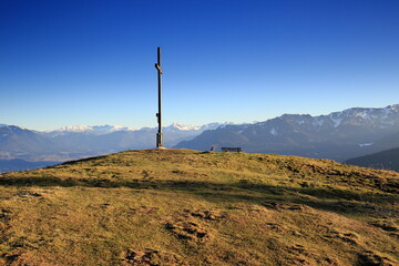 mountain peak in bavaria - 429967070