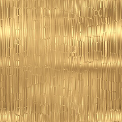 Gold foil seamless pattern, golden background