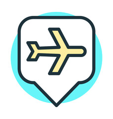 Obraz premium Airport Location 