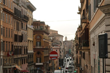 Fototapeta na wymiar Street of Rome