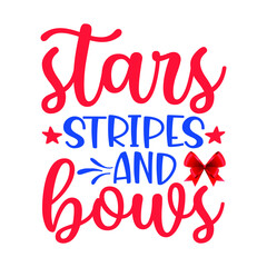 stars stripes and bows