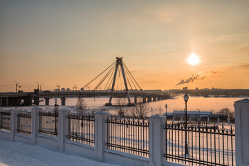 Cherepovets, winter morning